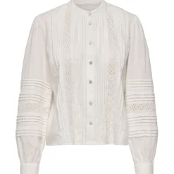 Only Sofi LS Emb Skjorte Cloud Dancer