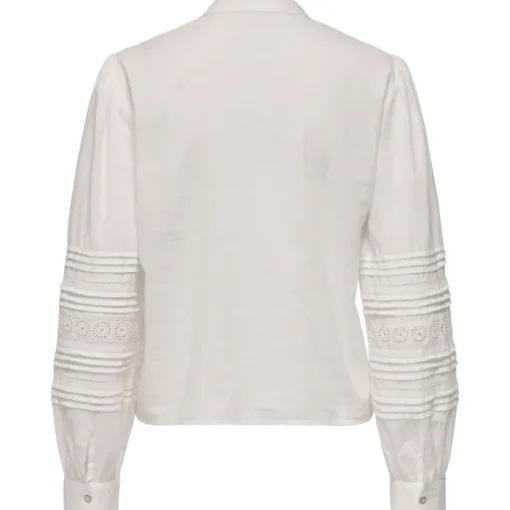 Only Sofi LS Emb Skjorte Cloud Dancer