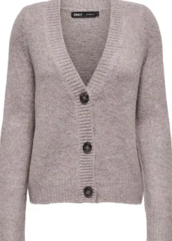 Only Zoey LS Regular Cardigan Woodsmoke/Melange NOA24