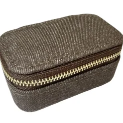 Pico Small Jewelry Box Chocolate Denim
