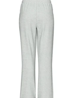 Pieces Chilli HW Wide Sweat Bukser Light Grey Melange NO25