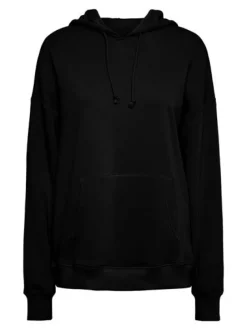 Pieces Chilli Oversized Hoodie Black