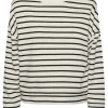 Pieces Chilli Sweatshirt Cloud Dancer/Black NO25