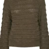 Pieces Jayda LS O-Neck Strik Morel