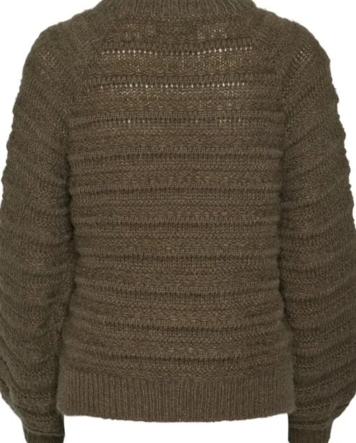 Pieces Jayda LS O-Neck Strik Morel