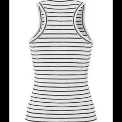 Pieces Ruka Boxer Tank Top Cloud Dancer/Black NOS25