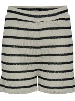 Pieces Sarah MW Shorts Birch/Black