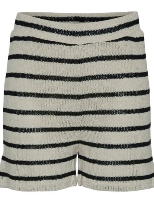 Pieces Sarah MW Shorts Birch/Black