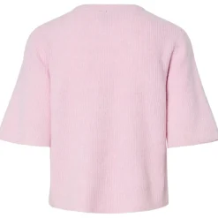Pieces Silly SS O-Neck Knit Cardigan Roseate Spoonbill NOS25