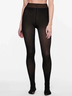 Pieces Sophie Fleece Tights Black NO25
