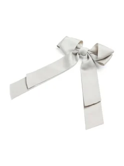 Pieces Tanna Bow Hårklemme SilverGray