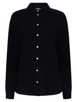 Pieces Vinsty LS Skjorte Black
