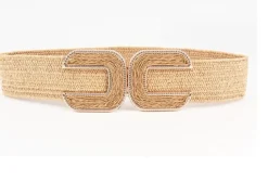 Plissé Copenhagen Daya bælte Beige