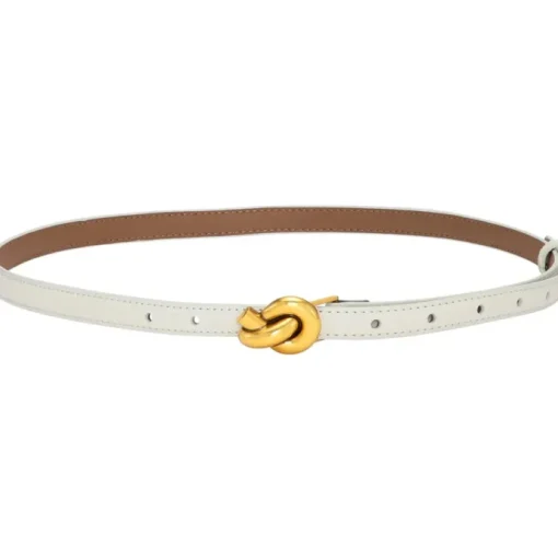 Plissé Copenhagen Knot Bælte White