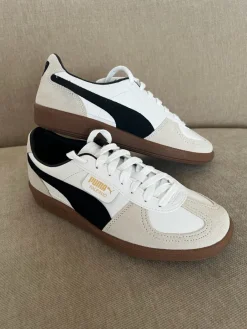 Puma Palermo Lth Sneakers White-Vapor Gray-Gum