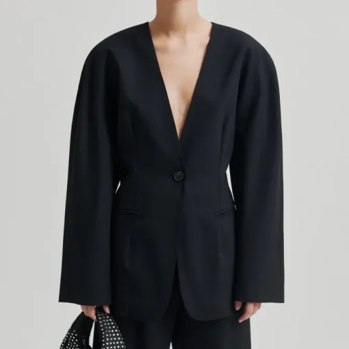 Second Female Elevate Blazer Black