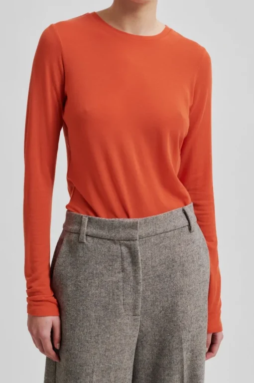 Second Female Matima O-Neck T-shirt Pureed Pumpkin