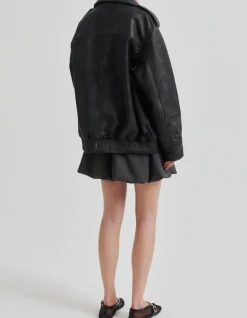 Second Female Otilia Nederdel Dark Grey Melange