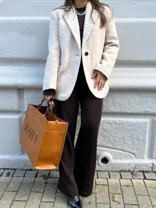Second Female Sera Blazer Beige Melange