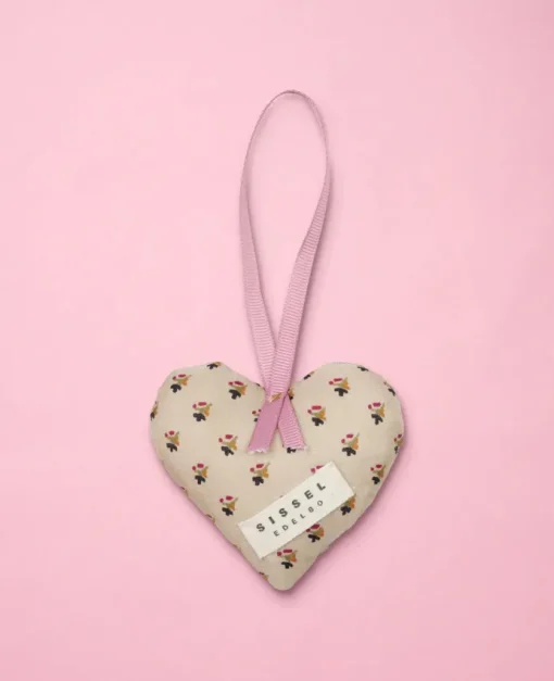 Sissel Edelbo Megan Heart Silk Juleornament