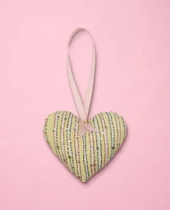 Sissel Edelbo Megan Heart Silk Juleornament