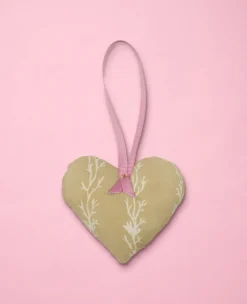 Sissel Edelbo Megan Heart Silk Juleornament