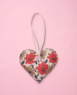 Sissel Edelbo Megan Heart Silk Juleornament