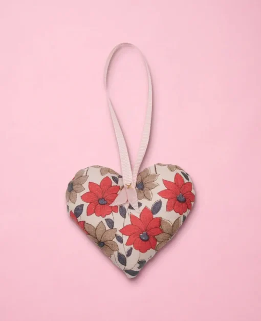 Sissel Edelbo Megan Heart Silk Juleornament