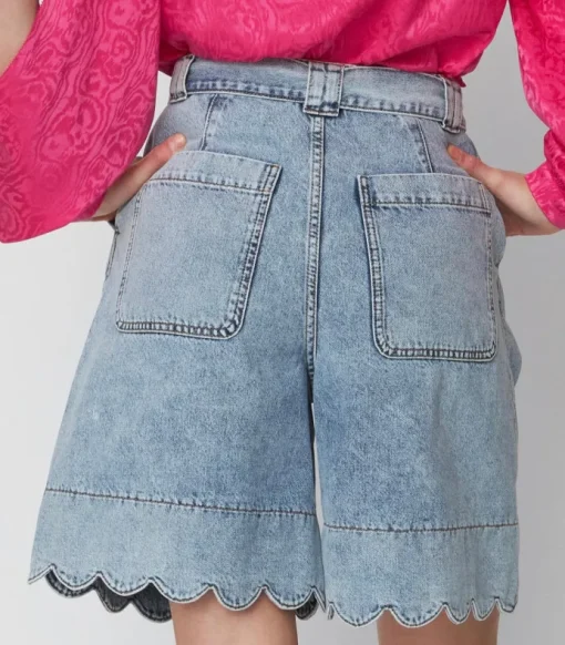 Stella Nova Moon Washed Denim Shorts Denim Moon Wash