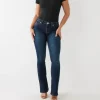 True Religion Becca Mid Rise Bootcut Flap Jeans Muddy Waters